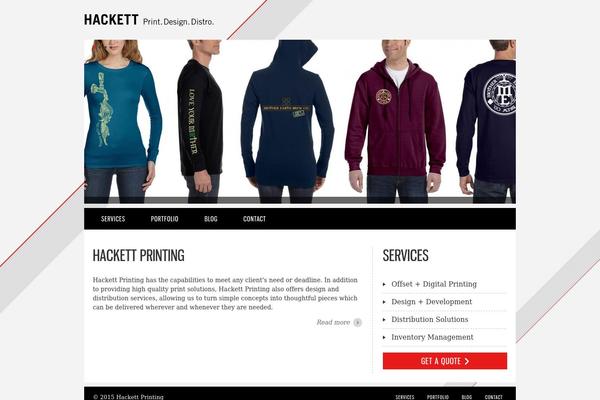 hackettprinting.com site used Eruption