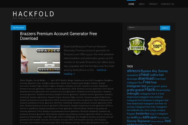 Outlaw theme site design template sample