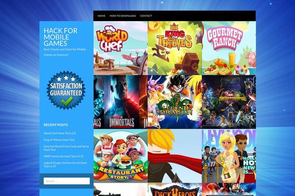 Xenon theme site design template sample