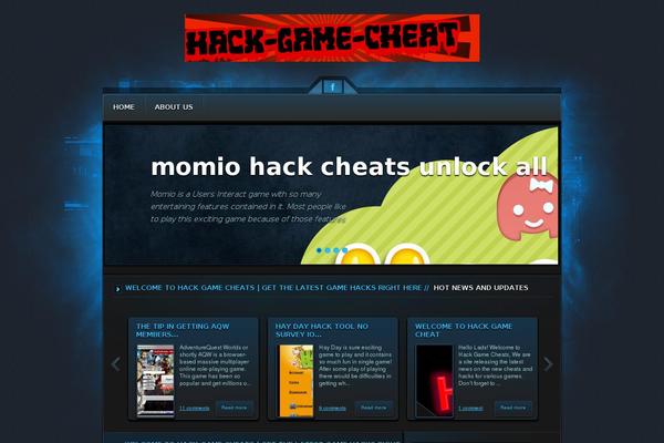 Orizon theme site design template sample