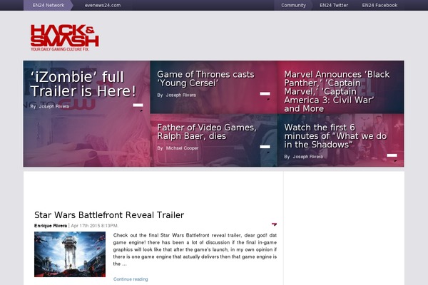 hacknsmash.com site used Vertical