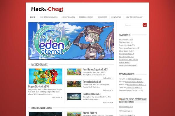 Leaf theme site design template sample