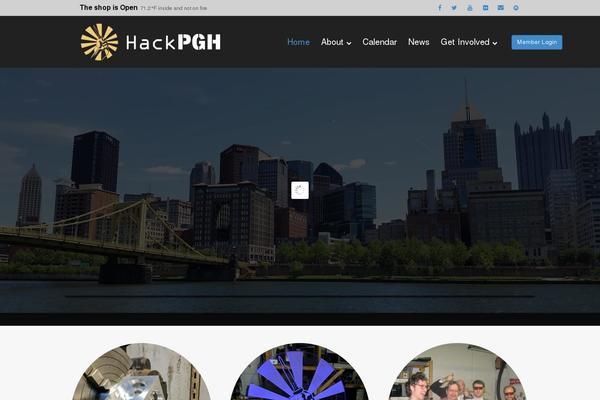 Azul theme site design template sample