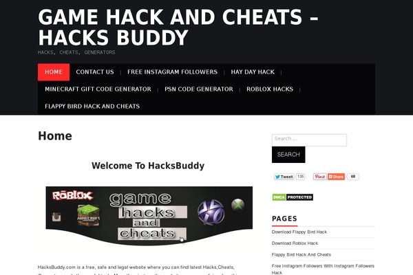 Hiero theme site design template sample