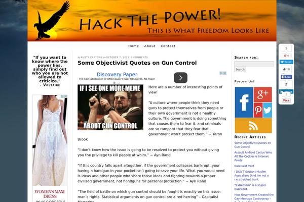 Thesis 1.8.5 theme site design template sample