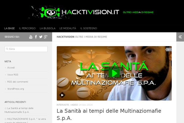 Hueman theme site design template sample