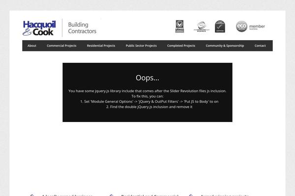 hacquoilandcook.com site used Centum