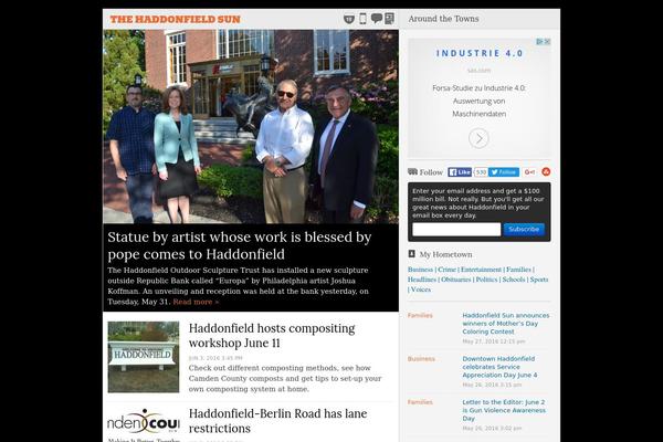 Newspaper-sp theme site design template sample