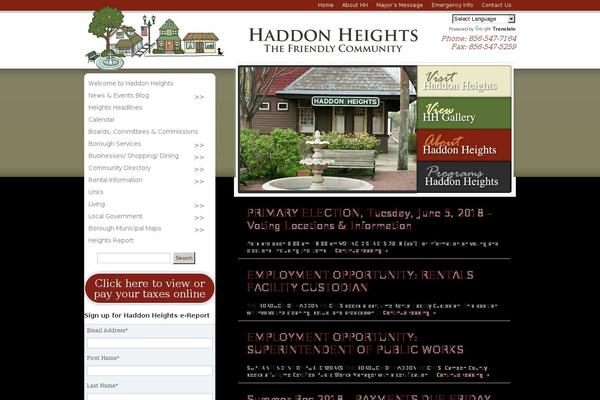 Site using List category posts plugin