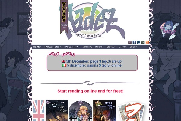 ComicPress theme site design template sample