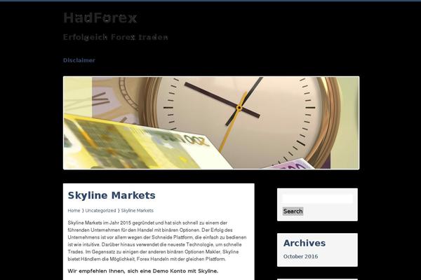Kvarken theme site design template sample