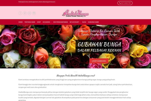 Flatsome theme site design template sample