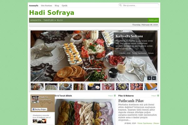 City Desk theme site design template sample