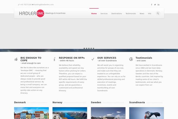 Site using ML Post Slider plugin