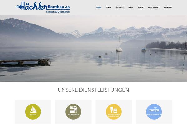 haechlerbootbau.ch site used Bolder