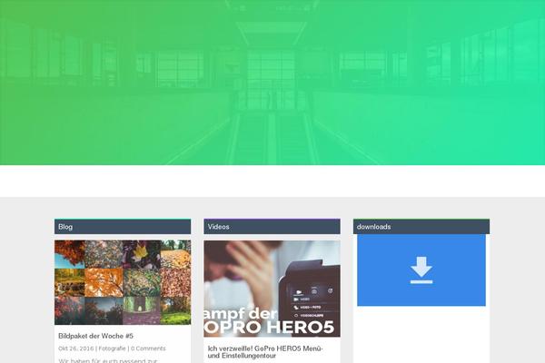 Divi_child theme site design template sample