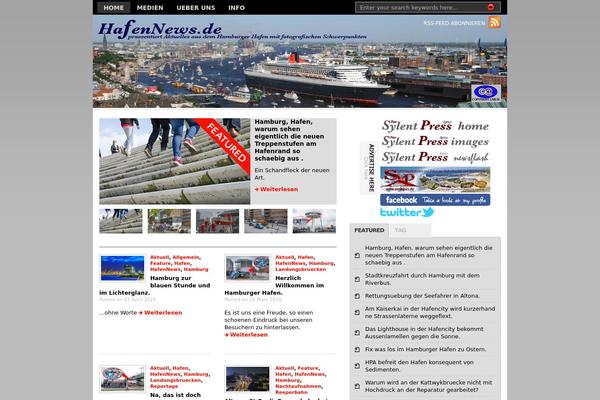 Premiumnews theme site design template sample