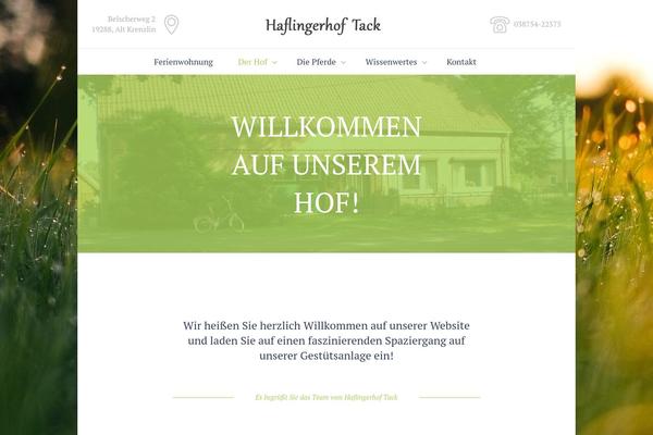 haflingerhof-tack.de site used Equestrian-centre