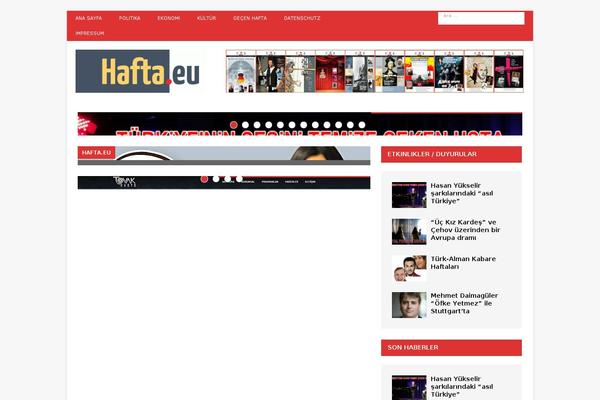 MH Magazine theme site design template sample