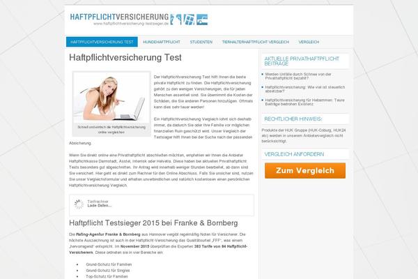 Denis theme site design template sample