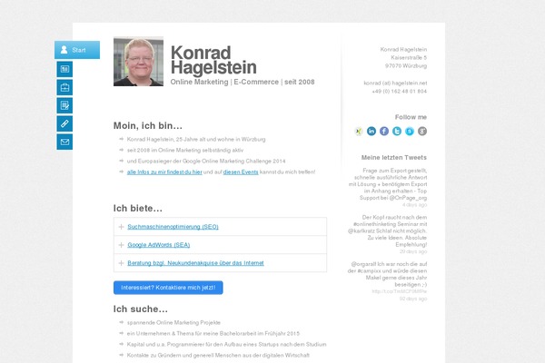 hagelstein.net site used Biopic