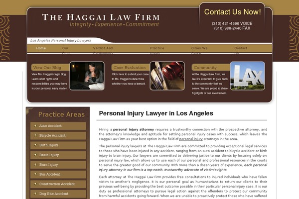 Haggailaw theme websites examples