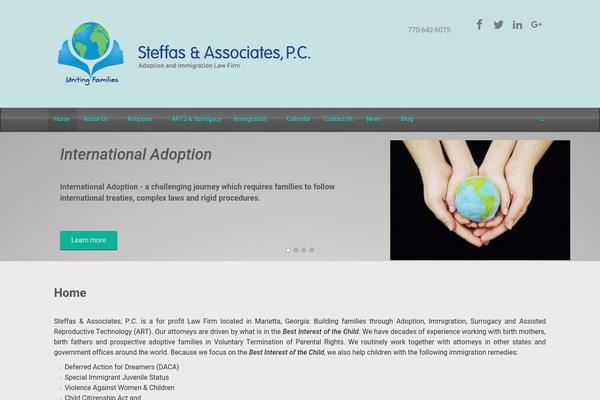 evolve theme site design template sample