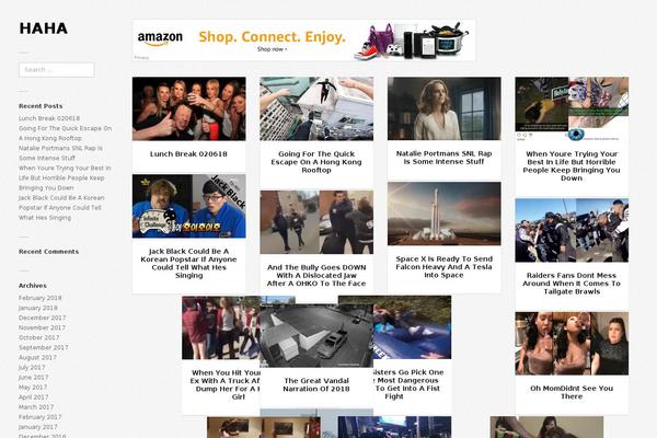 Pronto theme site design template sample