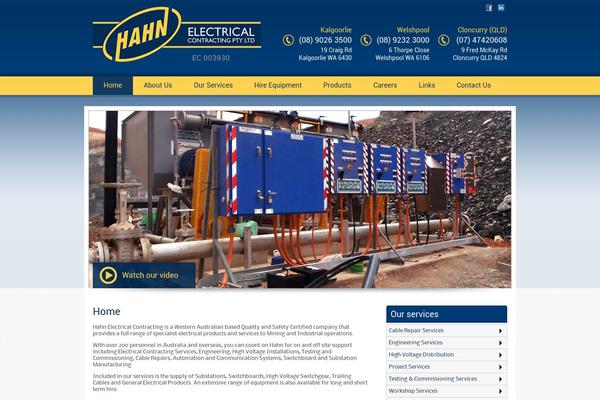 Titan theme site design template sample