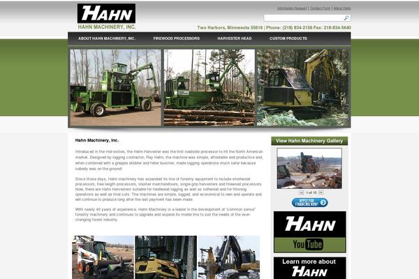 hahnmachinery.com site used Hahn2015
