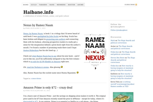 WordPress website example screenshot