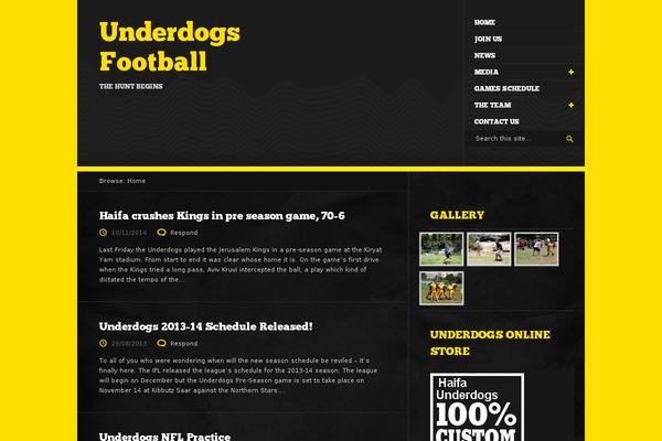 Fanwood theme site design template sample
