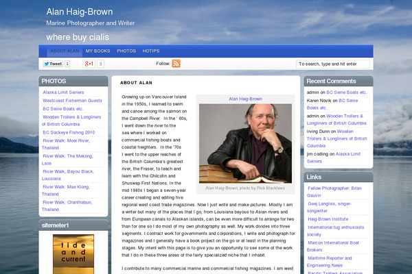 Travel Blogger theme site design template sample