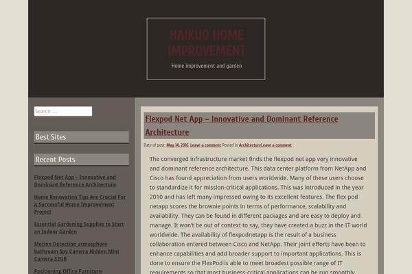 Blog Fever theme site design template sample