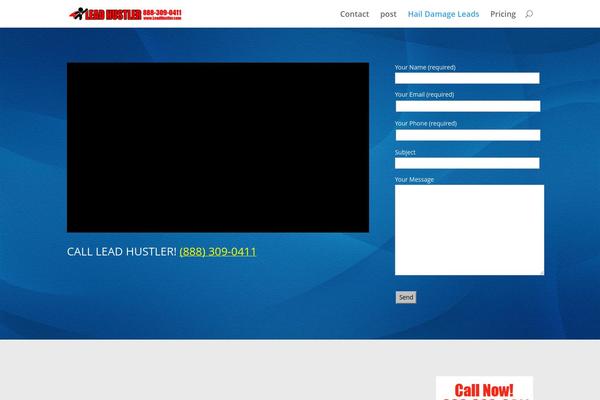 Divi theme site design template sample