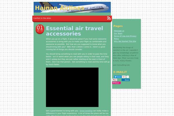 Next Saturday theme site design template sample