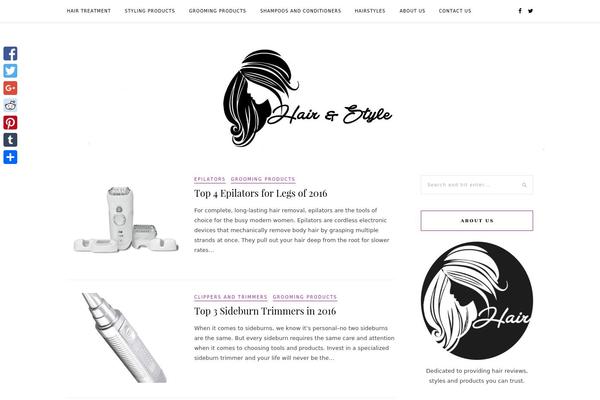 Rosemary theme site design template sample