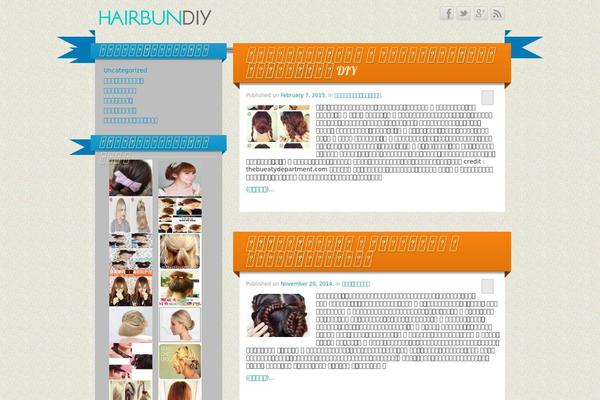 iRibbon theme site design template sample