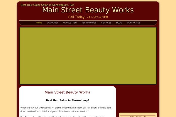 Headway theme site design template sample