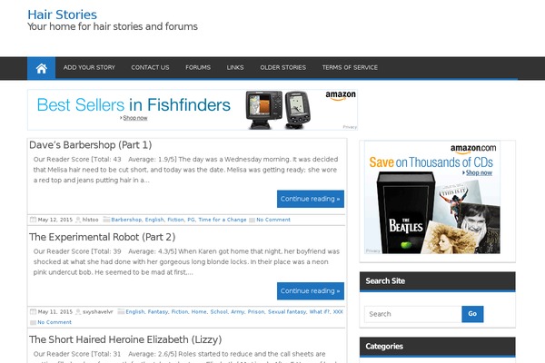 Site using Yasr - Yet Another Stars Rating plugin