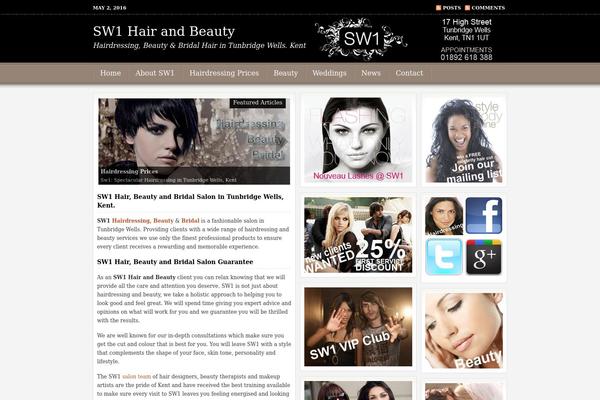 Education theme site design template sample