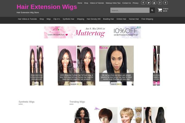 Store theme site design template sample