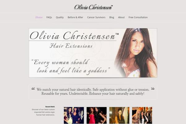 Evolution theme site design template sample