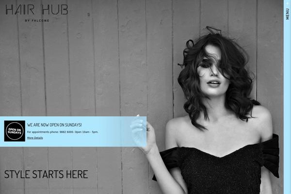 Crius theme site design template sample