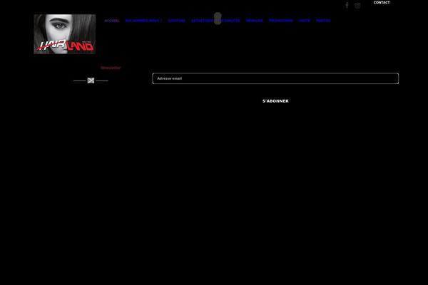 Hairsalon theme site design template sample