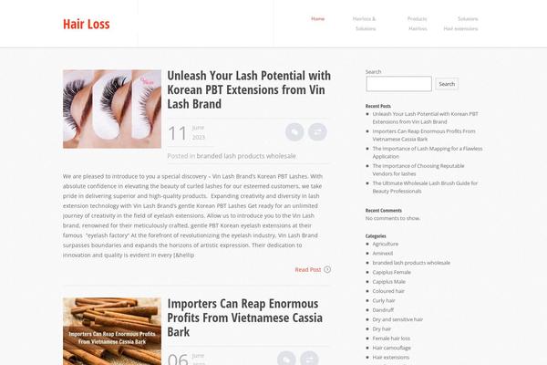 Boxline theme site design template sample