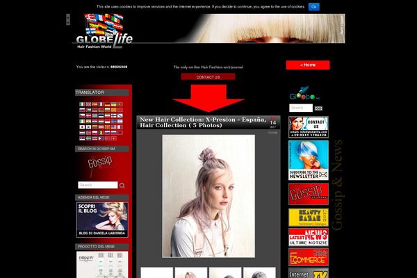 Site using Sociable plugin