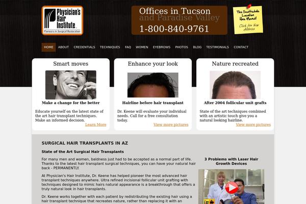 Medical theme site design template sample