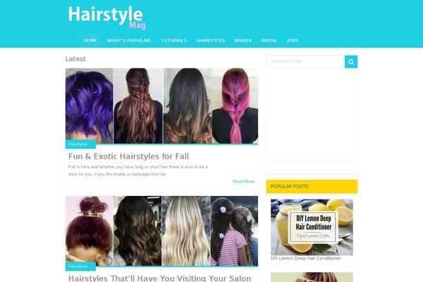 MagXP theme theme site design template sample