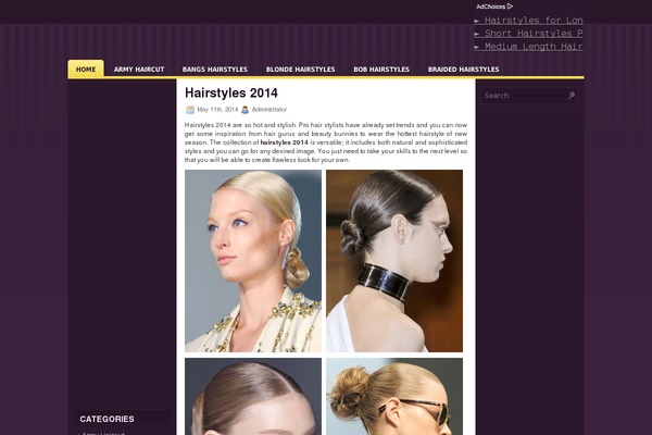 Renegate theme site design template sample
